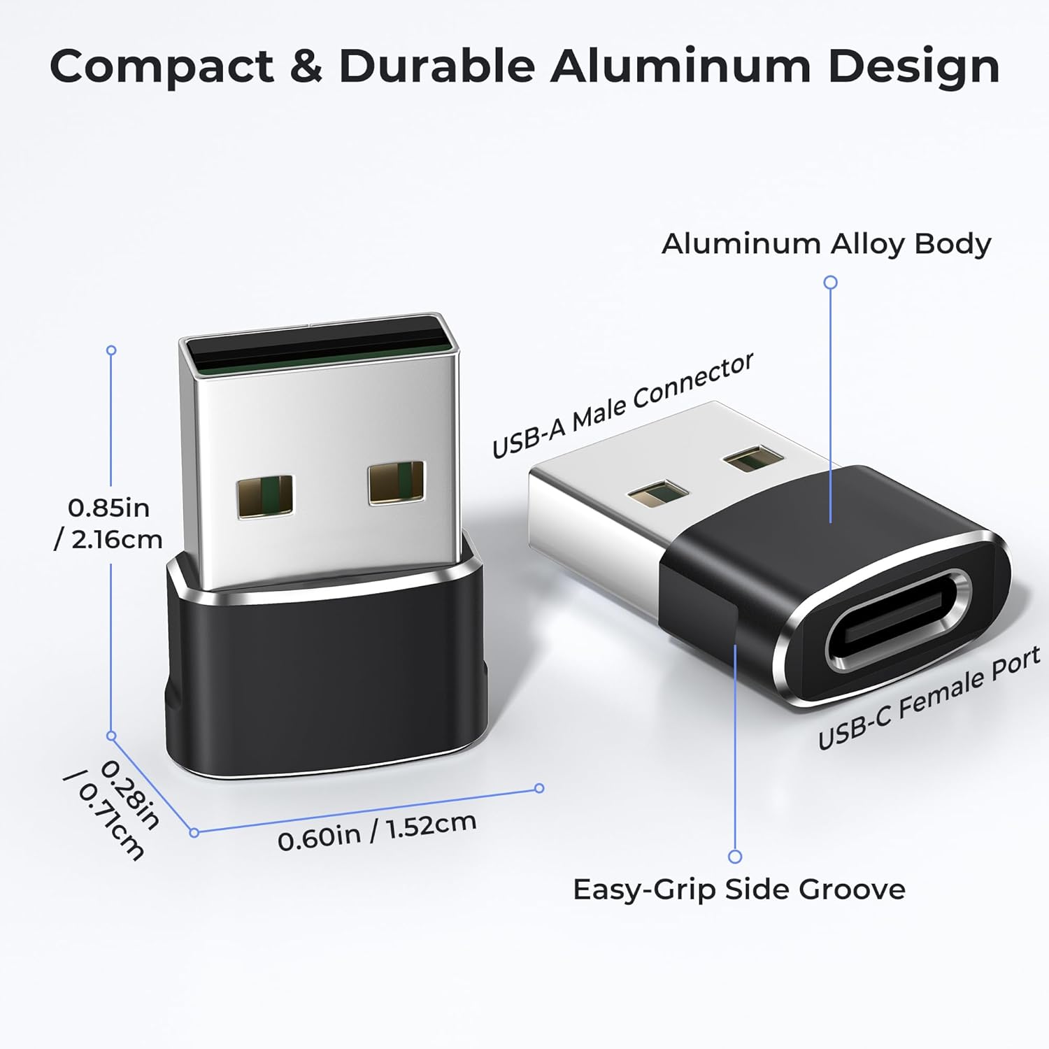 Thumbnail 4 de BASESAILOR USB C to USB A adapter 3-pack