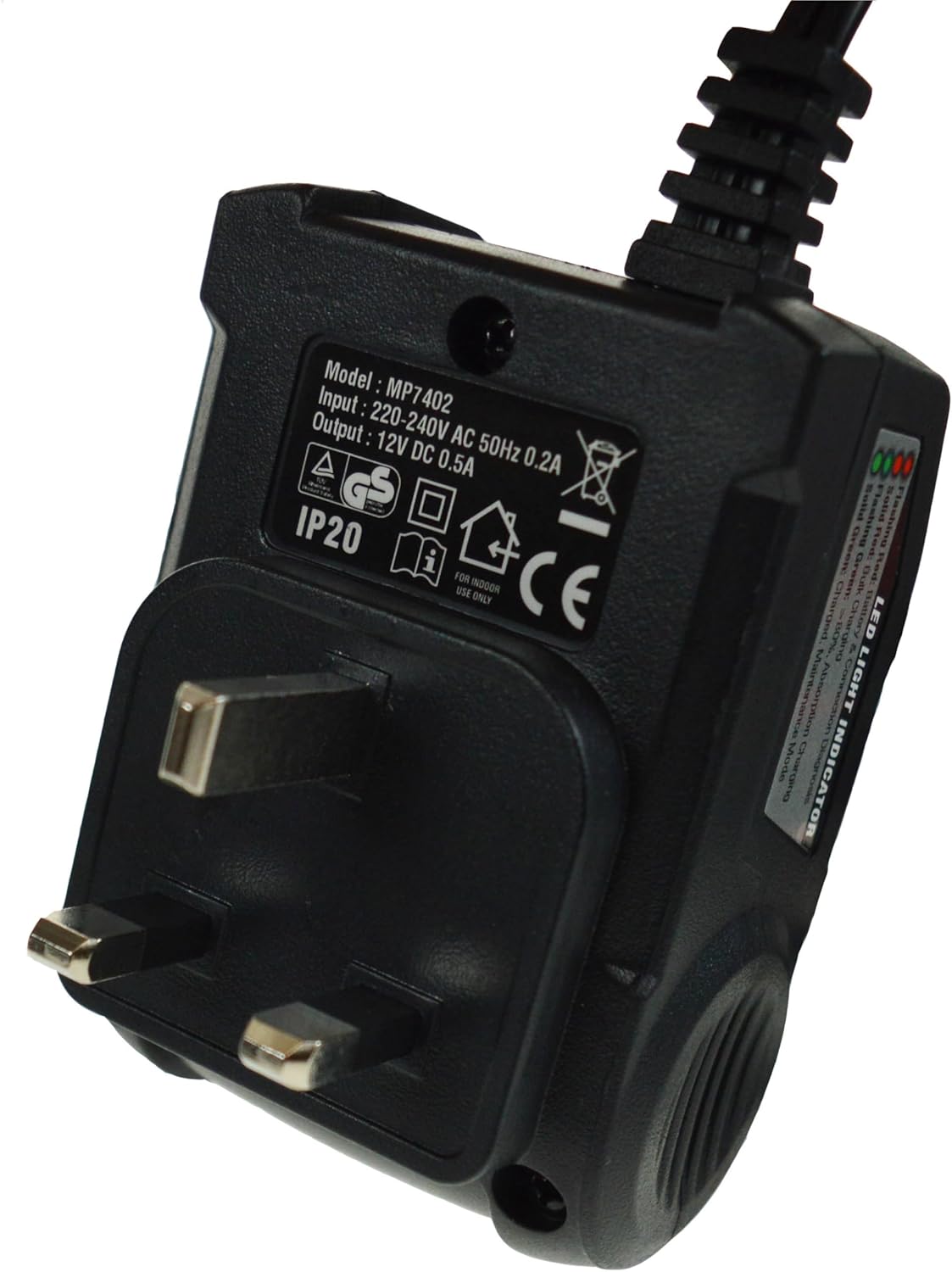 Thumbnail 5 de Maypole 0.5A 12V Automatic Trickle Car Battery Charger (9-stage) for Lead-Acid AGM & GEL