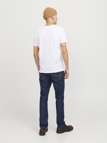Detalle de Jack & Jones Jjiglenn Jjoriginal Am 815 Noos: Vaqueros slim para hombre en Blue Denim