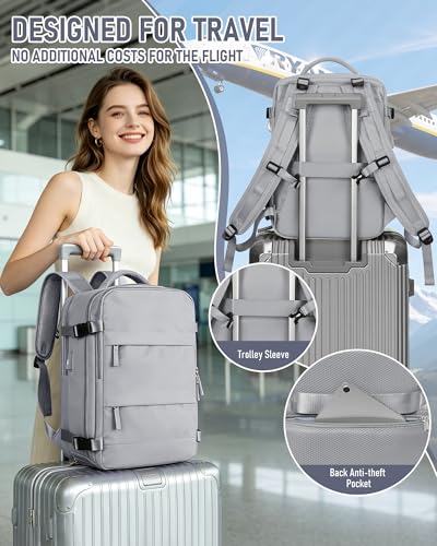 Thumbnail 9 de SZLX Sac à Dos Sous Vide Voyage 40x30x20 – Pompe intégrée, Compagnie aérienne Ryanair/Wizz Air/EasyJet, Compartiment ordinateur et chaussures