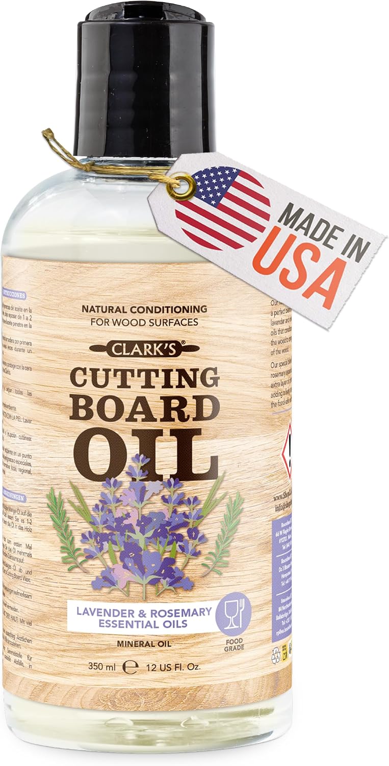 Thumbnail 6 de Clark's Mineral Oil - 12 oz Food Grade Cutting Board Oil