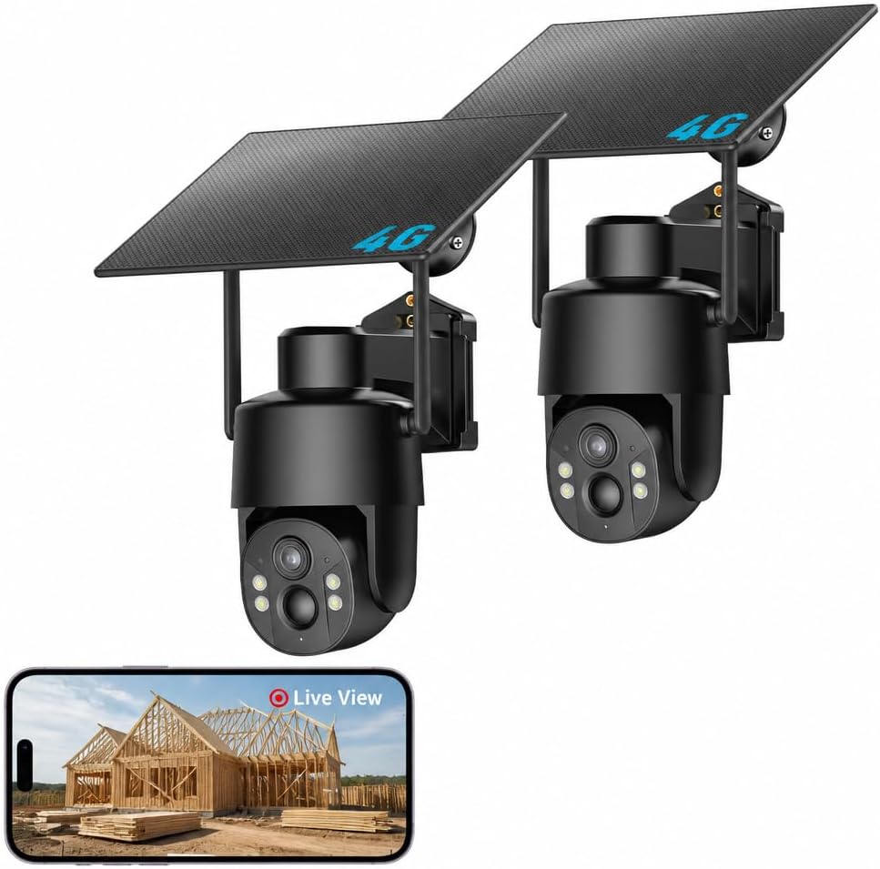 Detalle de Tefrio 4G LTE Security Camera, 4MP