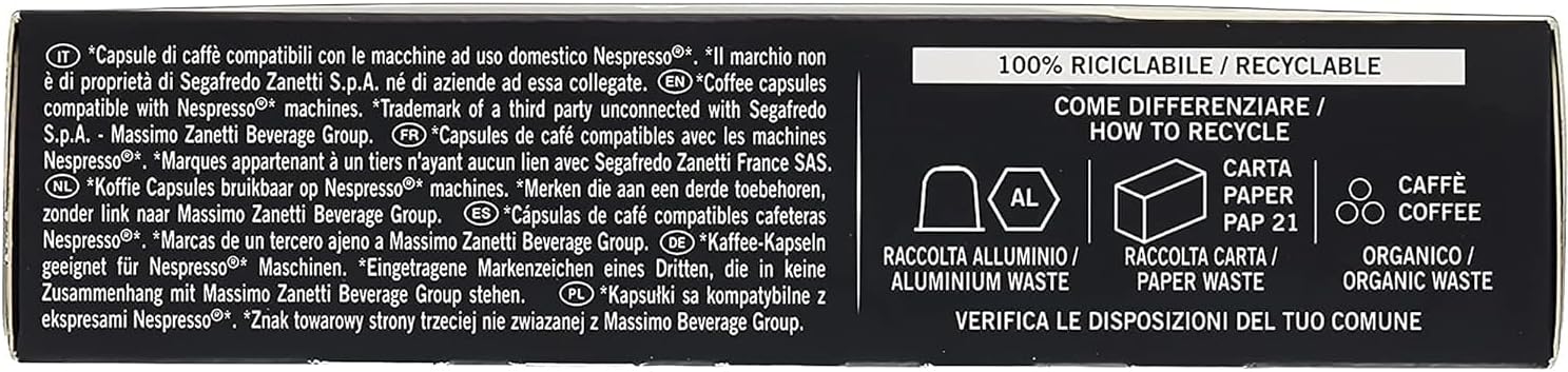 Thumbnail 4 de Segafredo Zanetti Café Ristretto ☕️ 100 Cápsulas Compatibles Nespresso