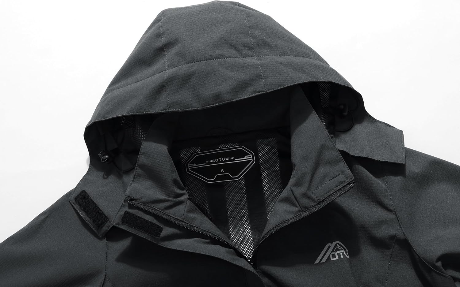 Thumbnail 4 de DECKTIN Women's Waterproof Raincoat: Lightweight Rain Jacket with Detachable Hood
