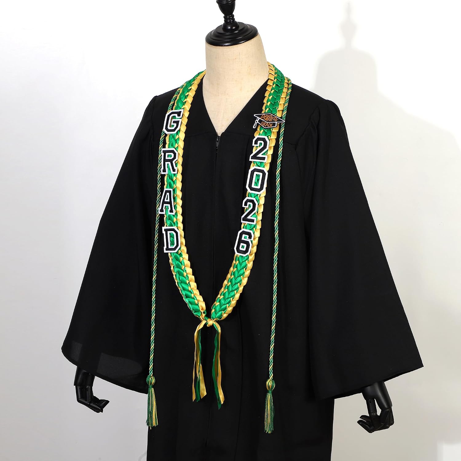 Detalle de D DODOU Graduation Lei and Honor Cord Set, Polyester