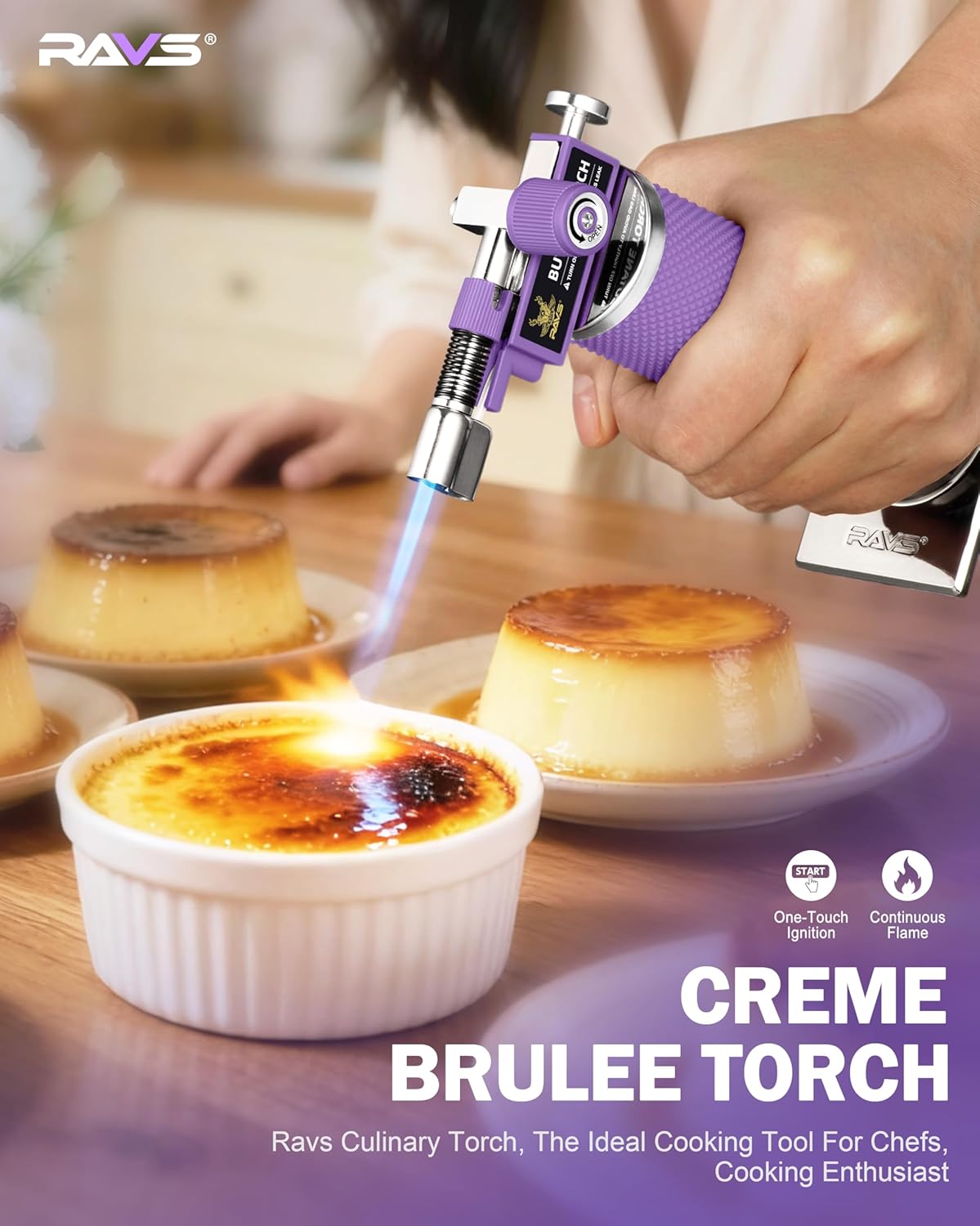 Thumbnail 2 de RAVS Butane Torch, 2-Flame Soldering Torch ⚡