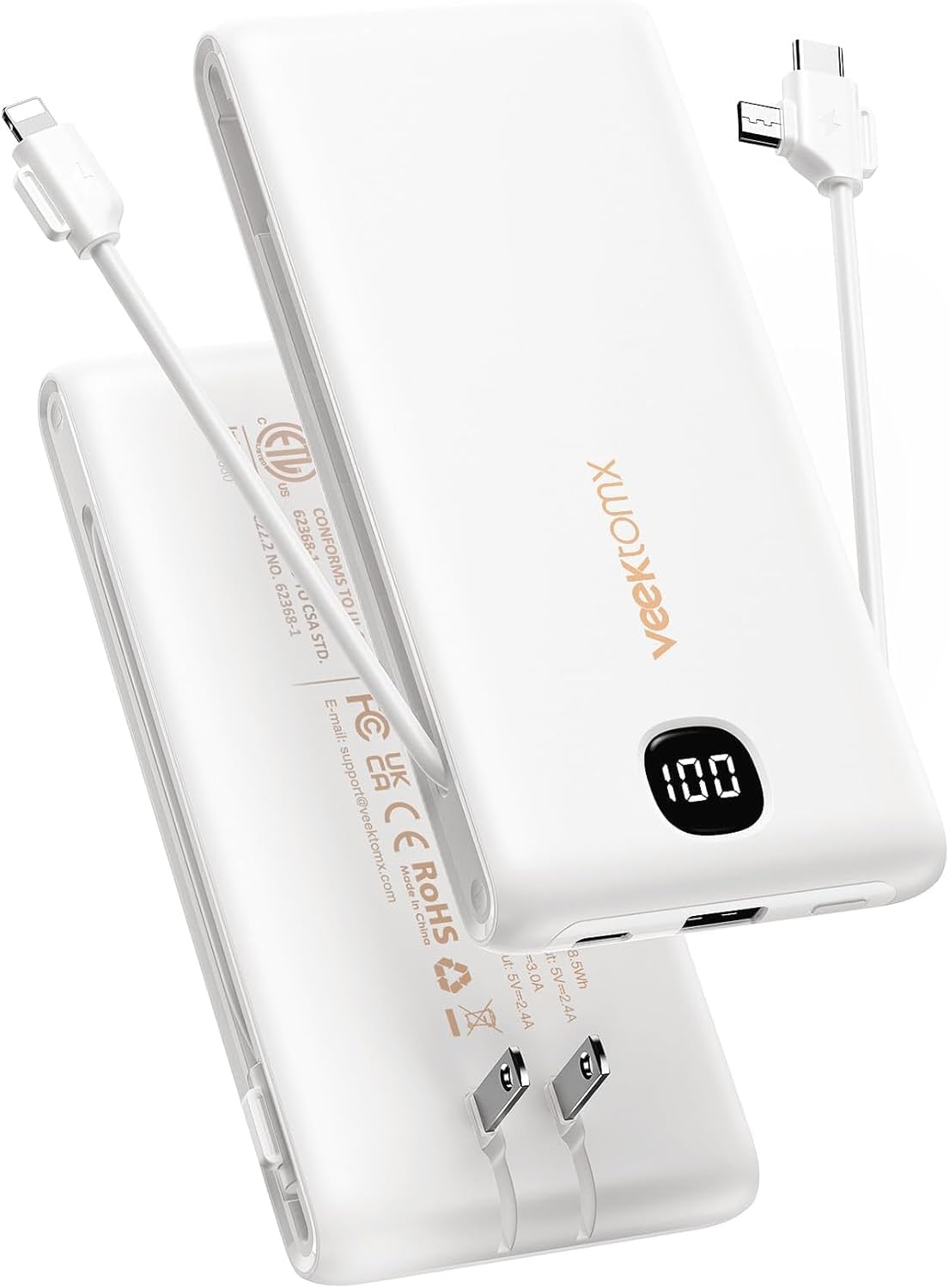 Detalle de VEEKTOMX Power Bank 10,000mAh