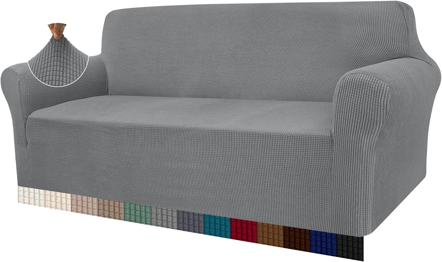 Detalle de Granbest copridivano altamente elasticizzato in jacquard per soggiorno, protezione per cani e animali domestici