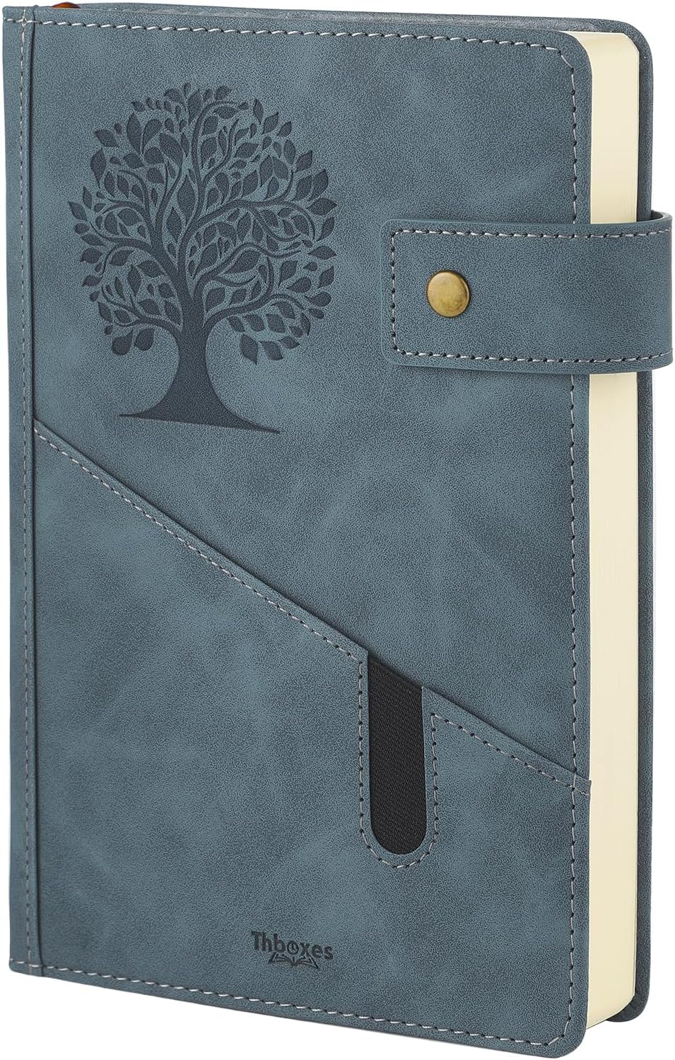 Detalle de A5 Ruled Leather Journal 5.7 x 8.5in
