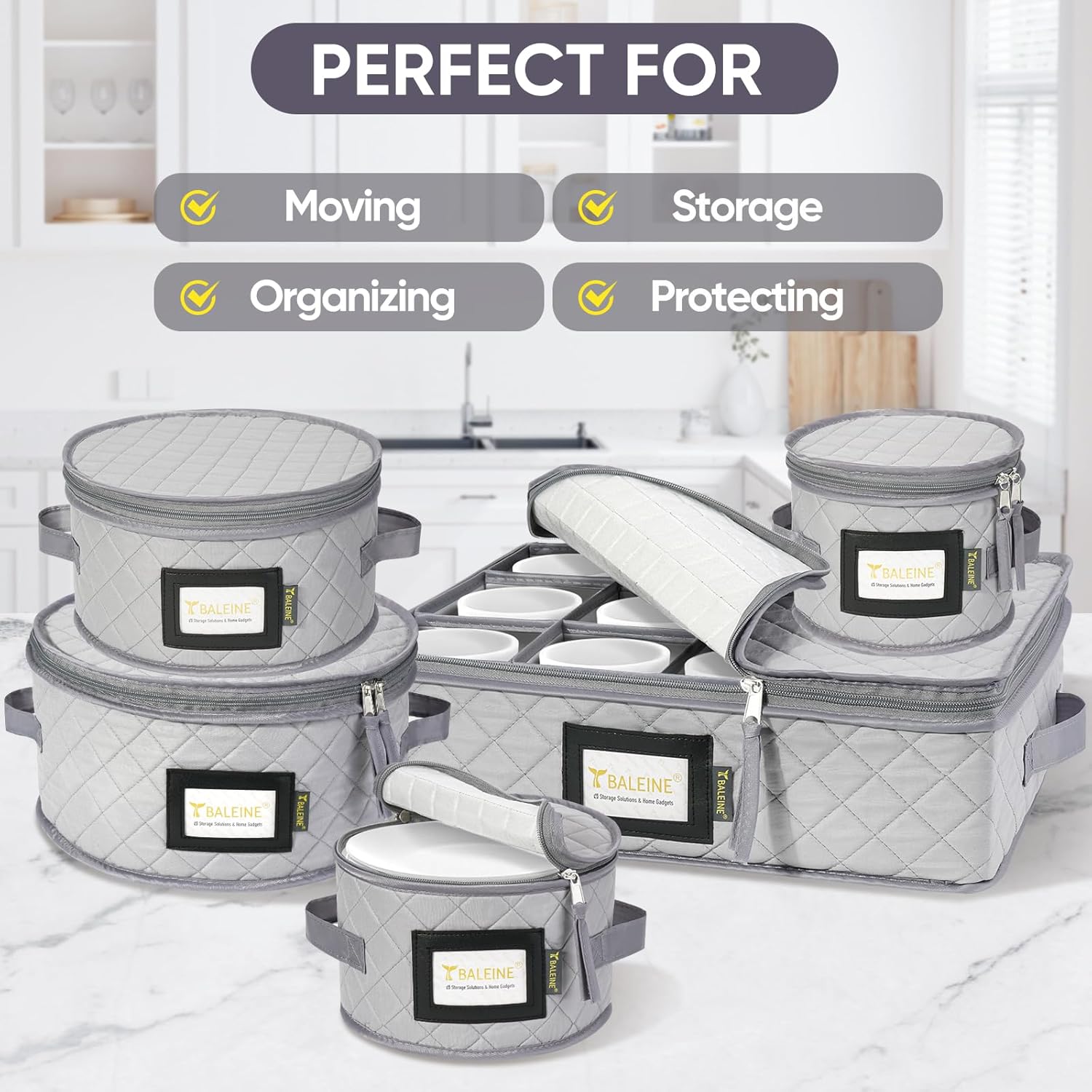 Thumbnail 6 de BALEINE China Storage Plate & Mug Organizer