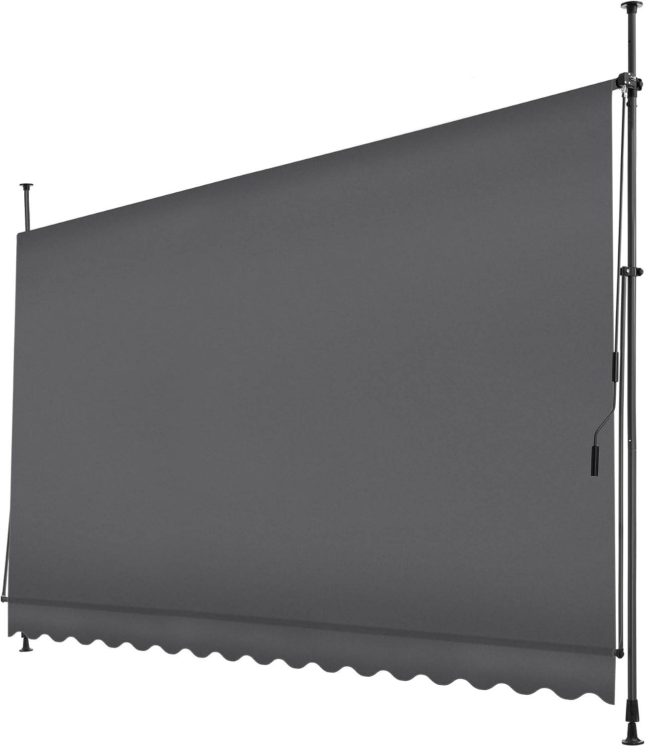 Thumbnail 6 de tectake Tenda da Sole balkongmarkis 400 x 180 cm med handvev och UV-skydd