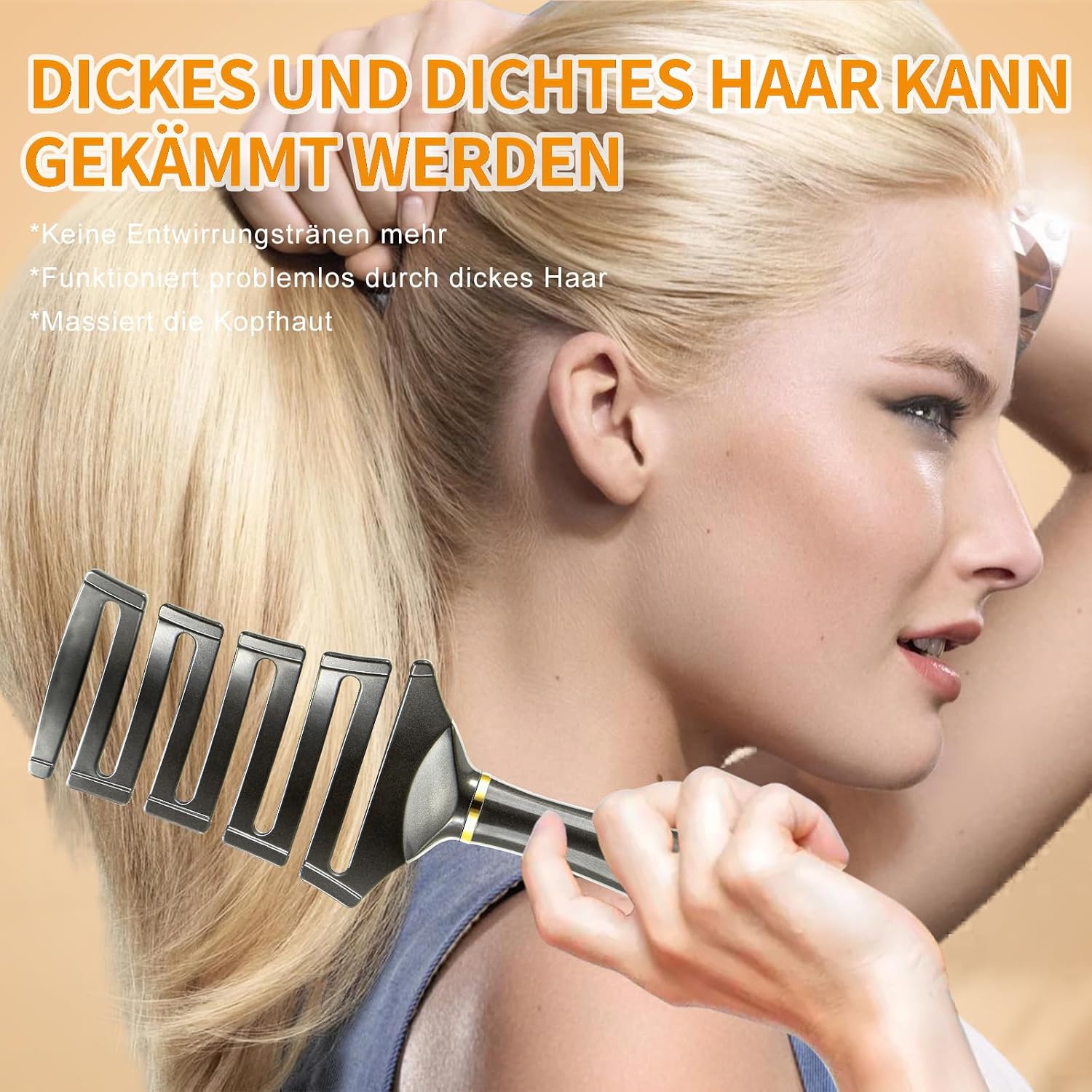 Thumbnail 4 de SHINLEA Haarbürste Ohne Ziepen für dickes Haar