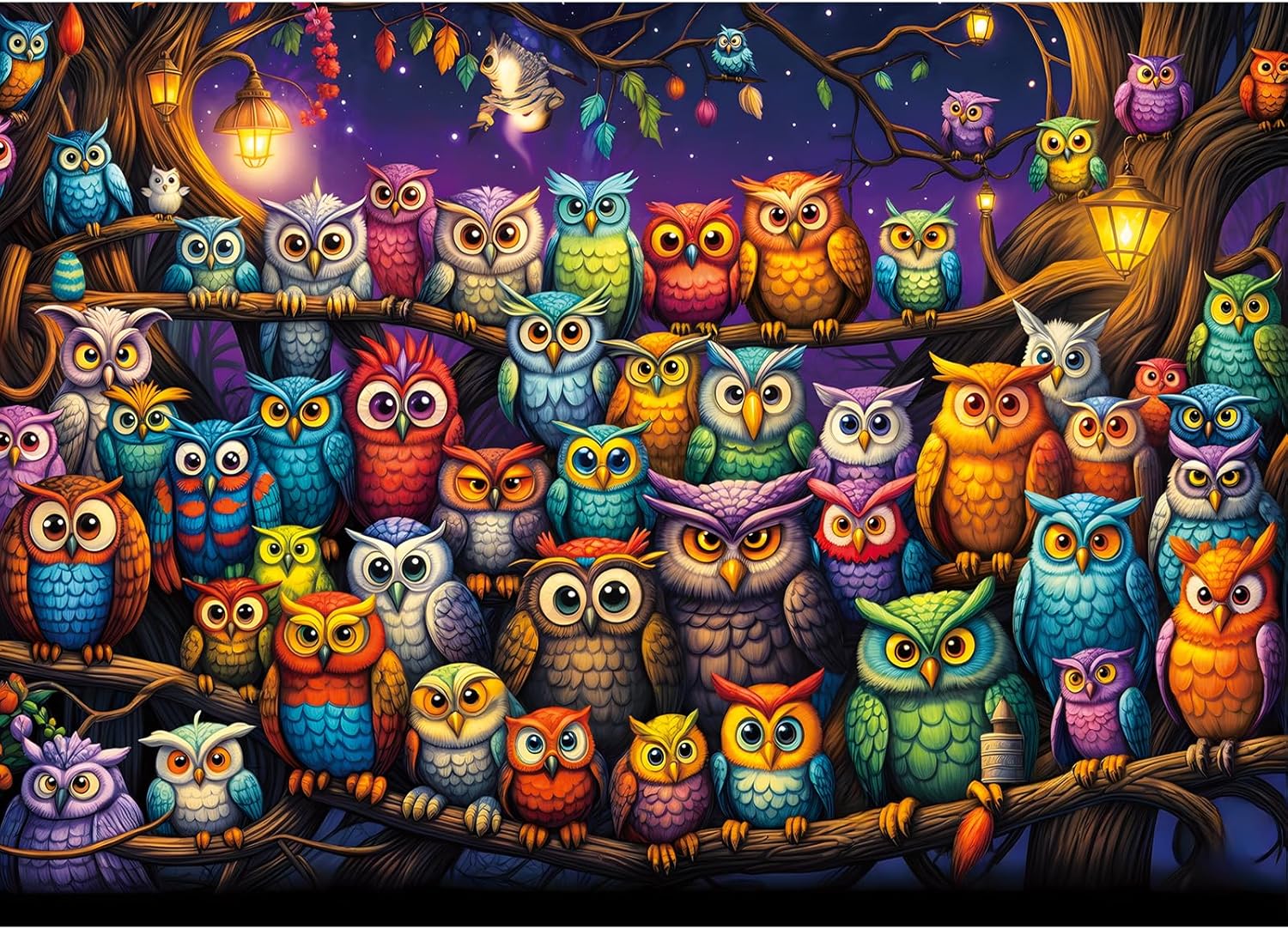 TangComplete Owl Family Puzzle 🧩