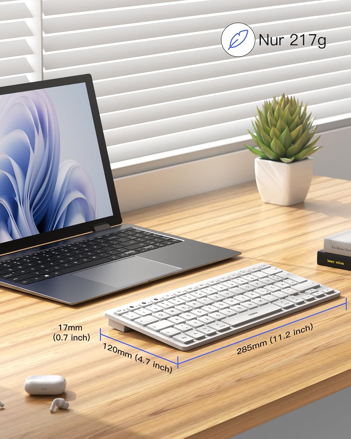 Thumbnail 4 de Inateck KB01003 Kabellose Bluetooth-Tastatur