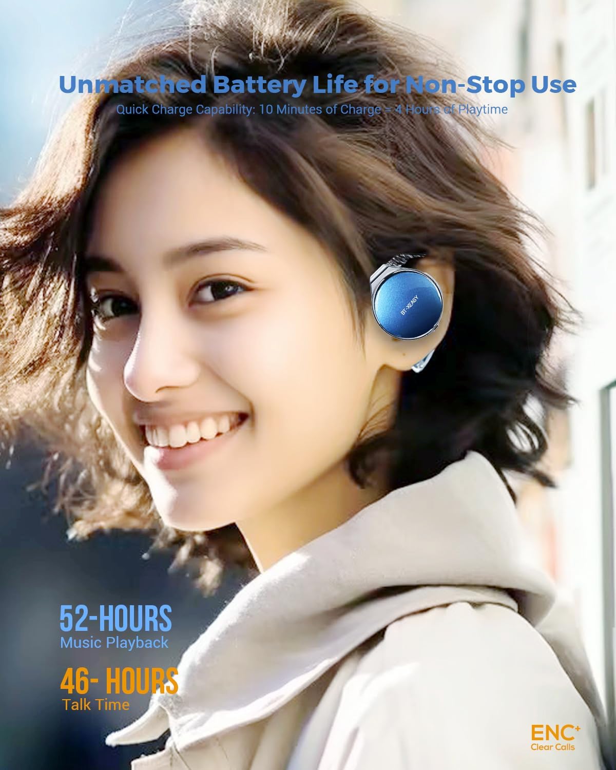 Thumbnail 4 de On Ear Headphones Bluetooth 5.4 Noise‑Cancelling