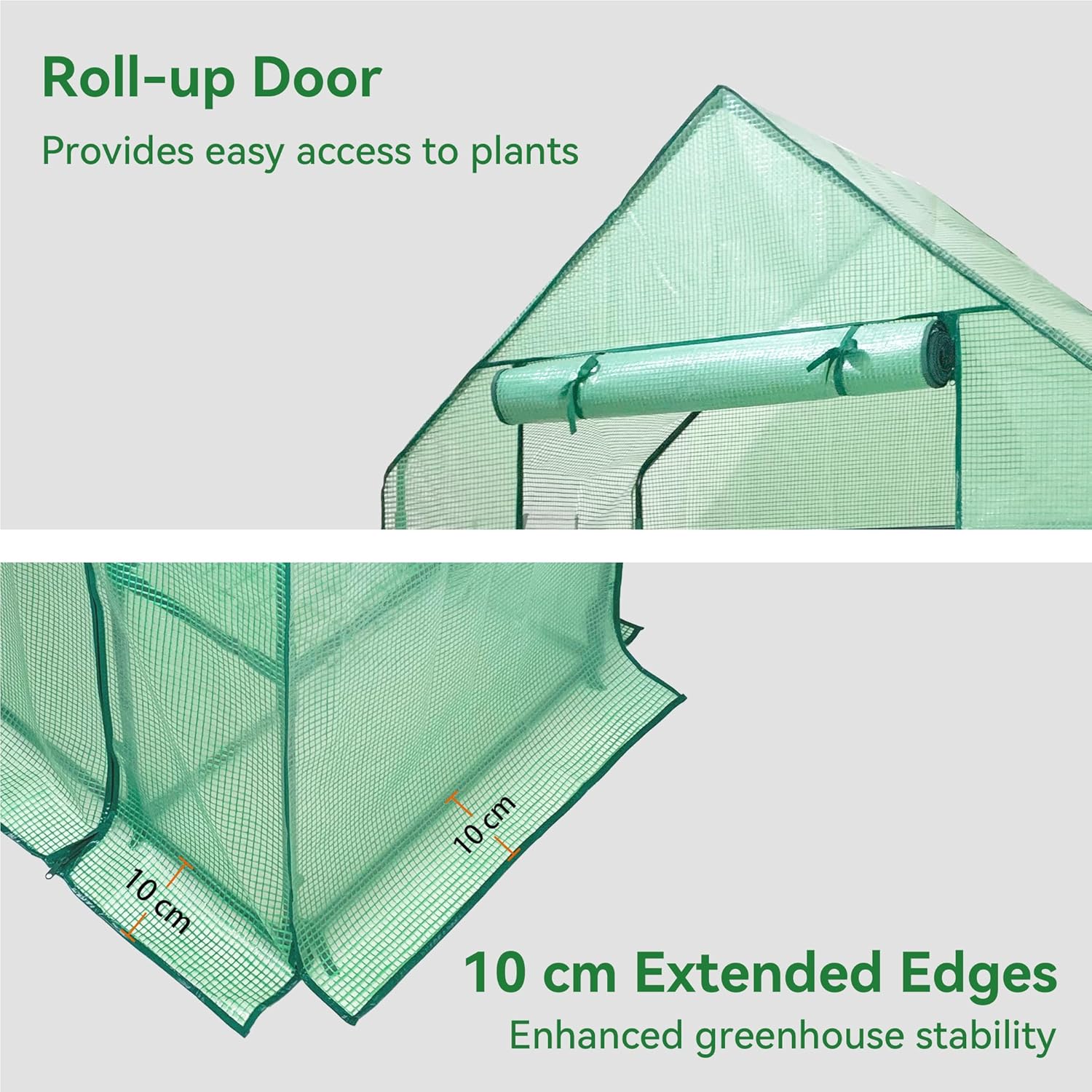 Thumbnail 1 de Heyfurni Walk in Greenhouse PE Cover Replacement (3-Tier, Heavy Duty)