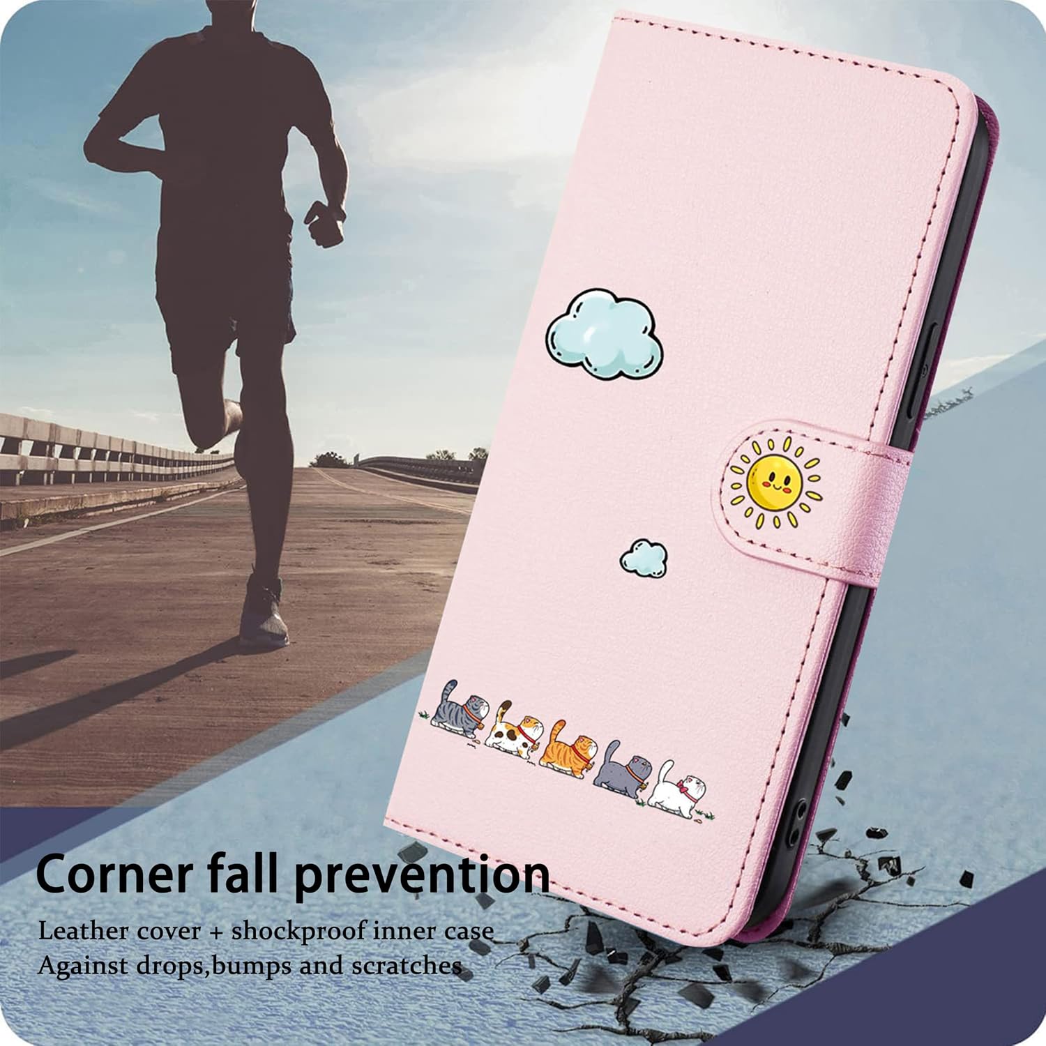 Thumbnail 6 de FALUWONRU Galaxy A20e case wallet