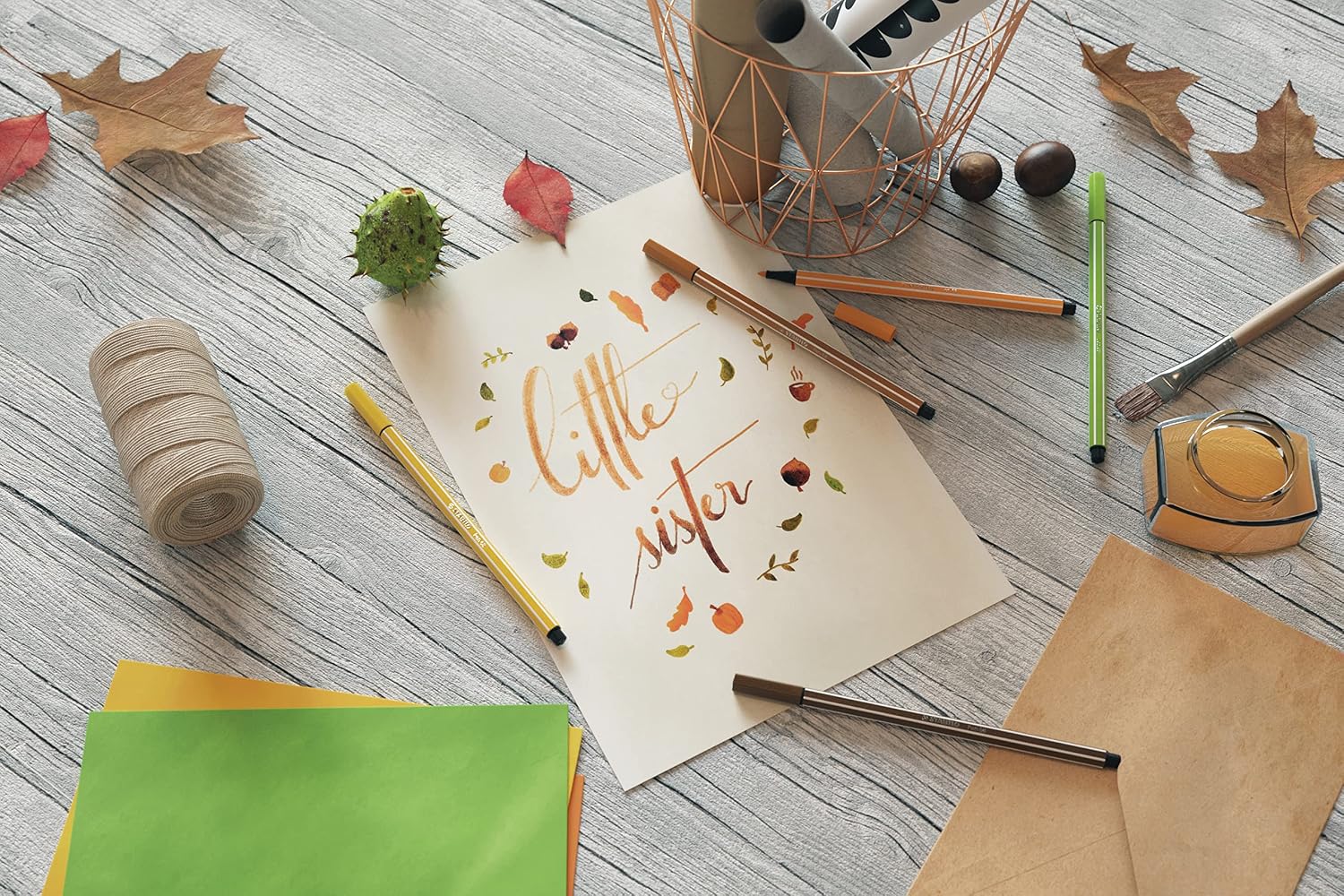 Detalle 2 de STABILO Premium-Filzstift Pen 68 Pastellove Set – 15er Pack