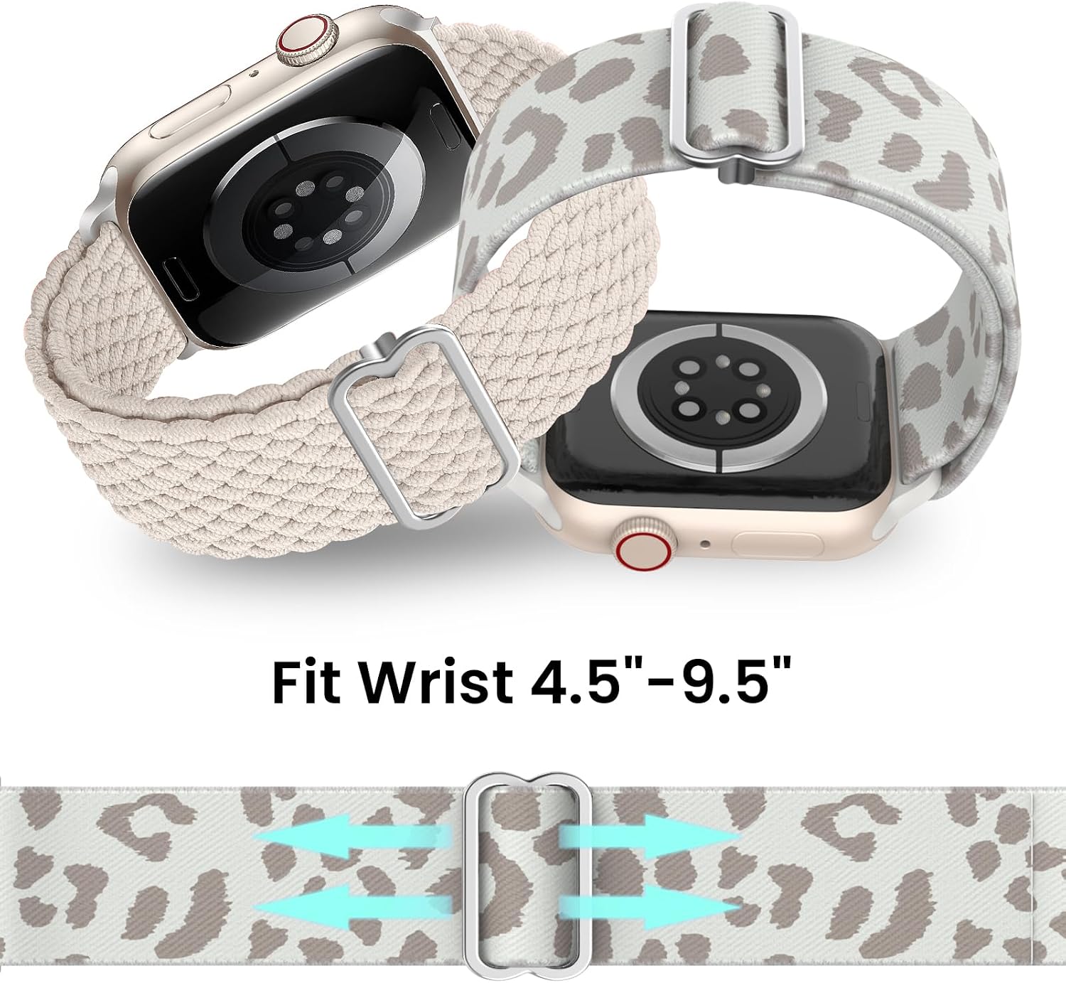 Thumbnail 3 de Delidigi 4 piezas Correas Trenzadas para Apple Watch
