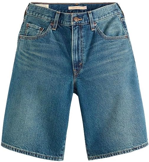 Detalle de Levi’s 000MJ-0000 Baggy Dad Jort – damskie szorty jeansowe