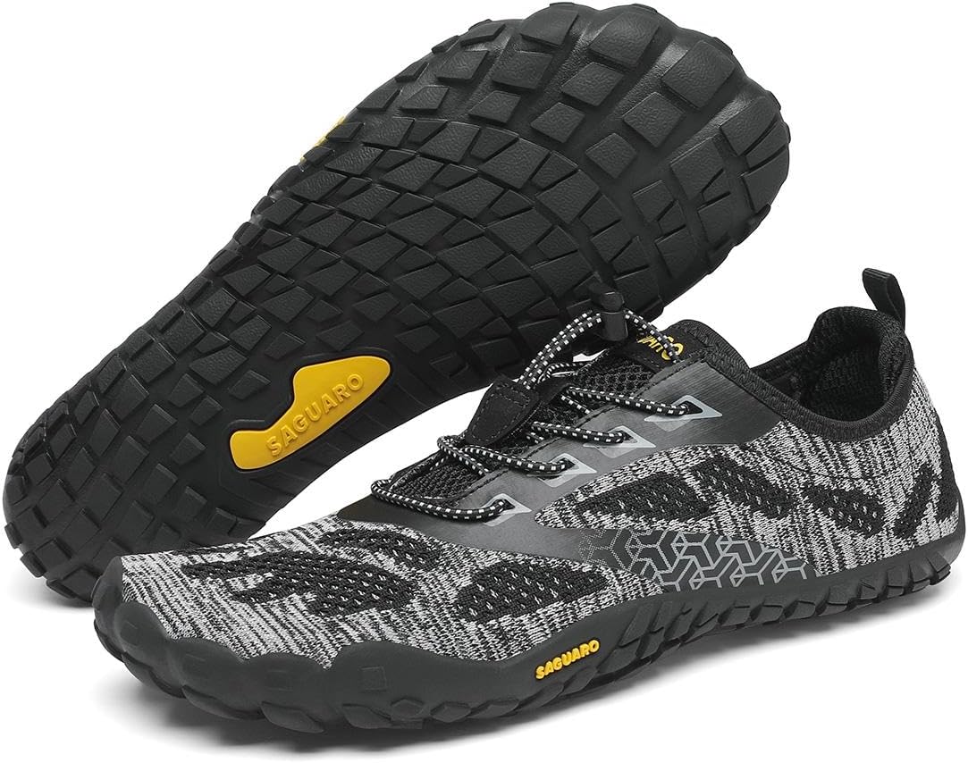 Detalle de SAGUARO Scarpe Barefoot Minimaliste Uomo/Donna – leggerezza, traspirabilità e zero drop per trail e uso quotidiano