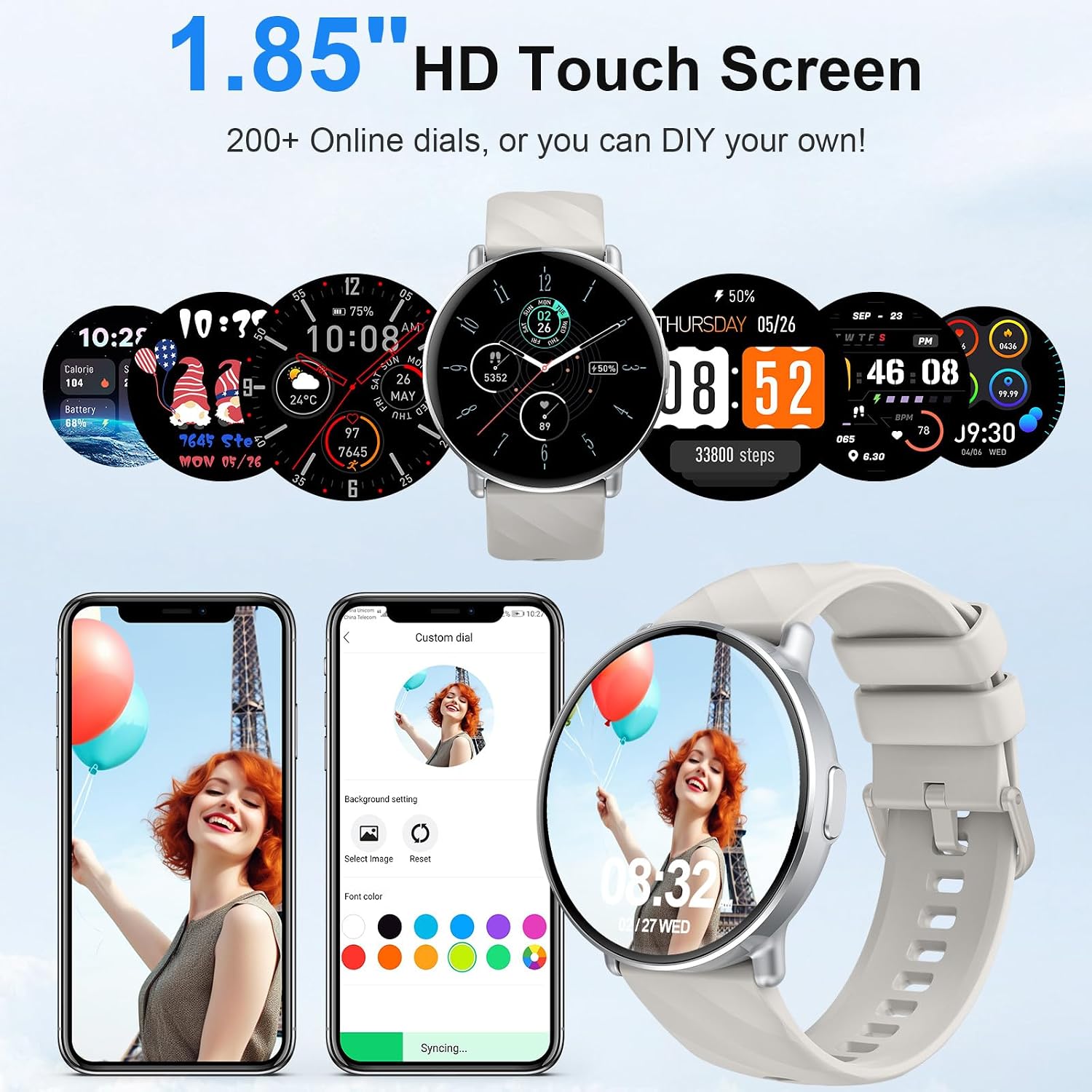 Detalle 2 de 1.39" HD Smart Watch with Bluetooth Calls