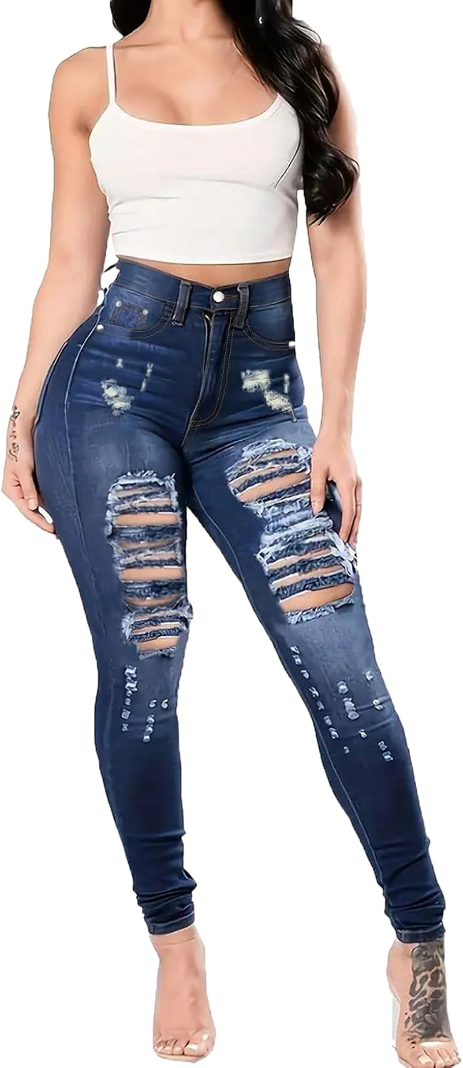 Thumbnail 6 de YUNDAI Womens Ripped Jeans