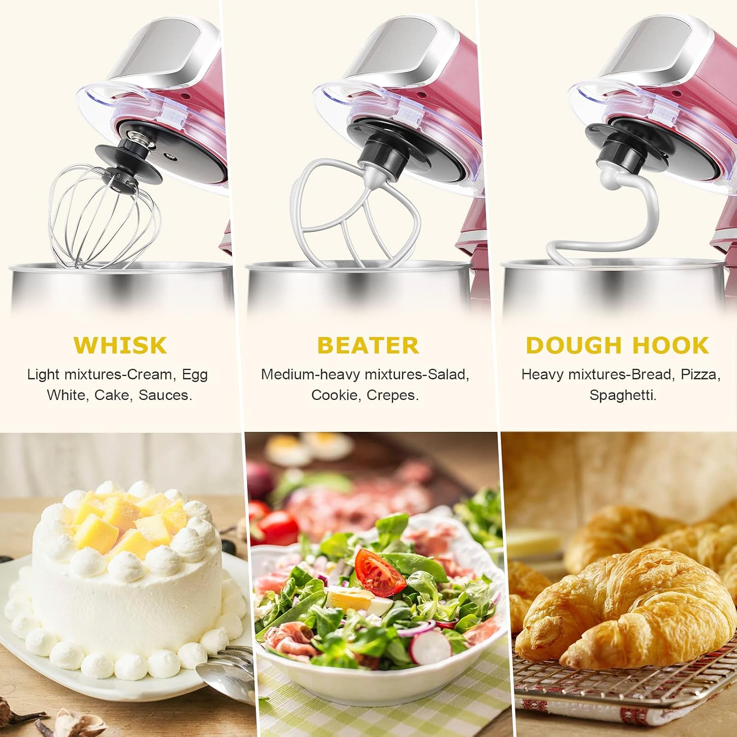 Detalle 2 de Kitchen in the box Stand Mixer 3.2Qt