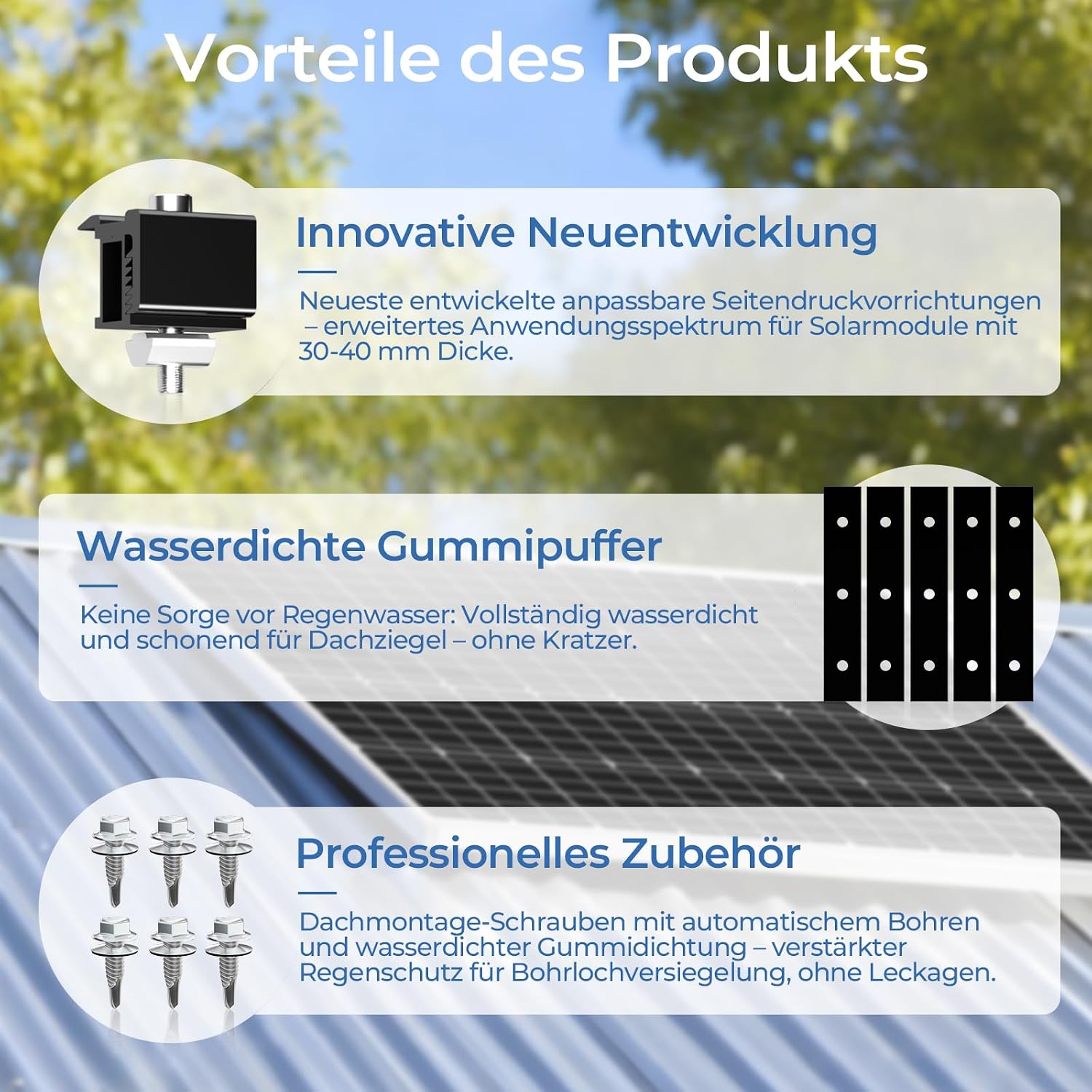 Thumbnail 5 de GLIESE 2x Solarmodul Halterung