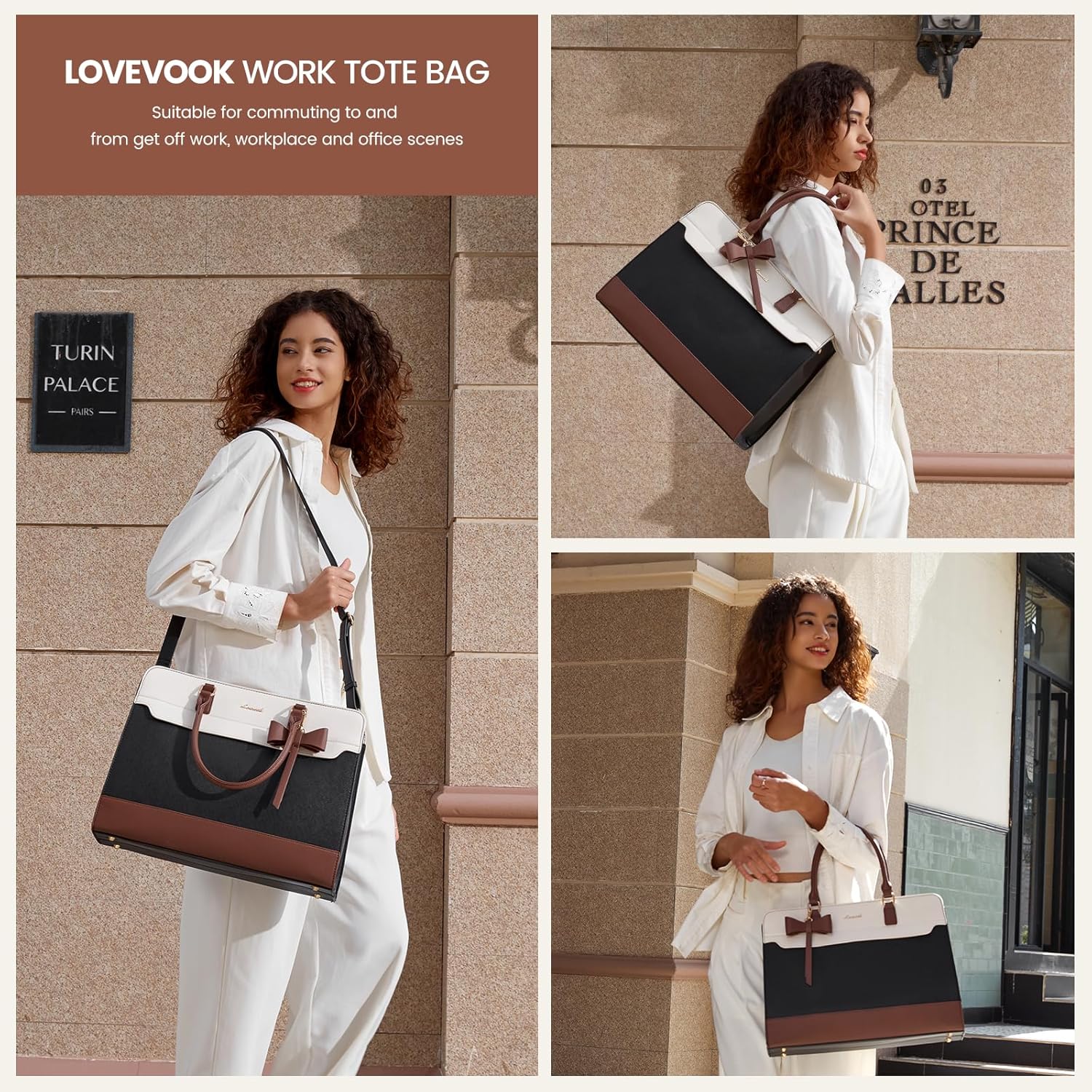 Thumbnail 1 de LOVEVOOK Laptop Tote Bag 15.6 inch