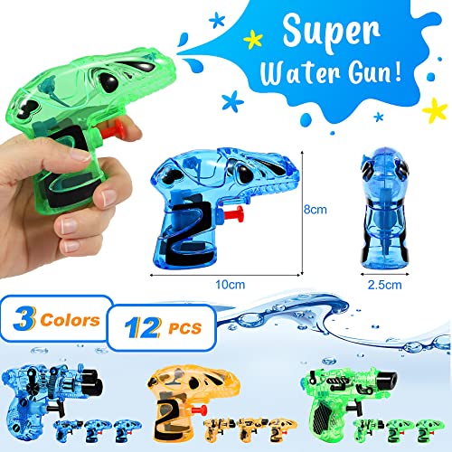 Thumbnail 6 de Gontence Pack de 12 Pistolas de Agua: pequeñas, potentes y listas para la playa