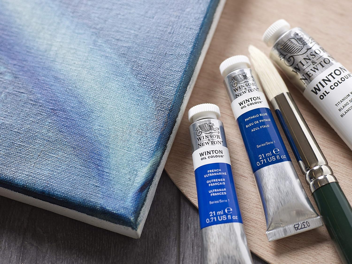 Detalle de Winsor & Newton Winton Cadmium Yellow Light Oil Paint, 37ml Tube