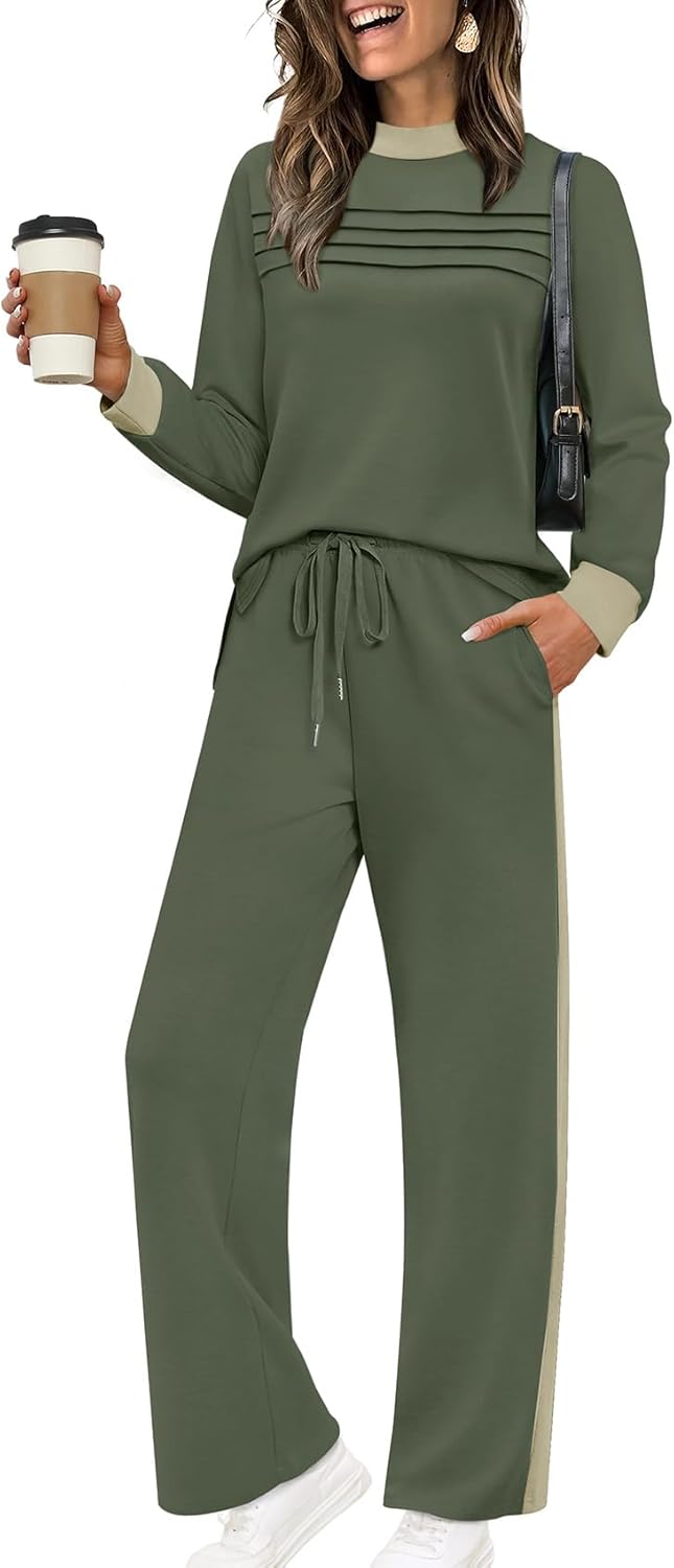 Thumbnail 6 de WIHOLL Two Piece Set Wide Leg Pants S-3XL
