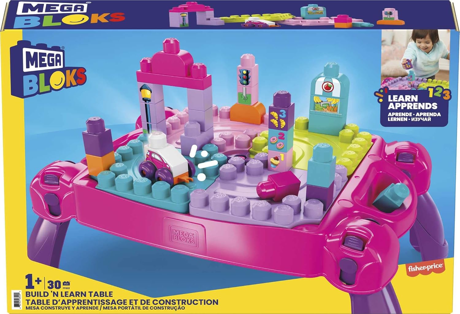 Detalle de MEGA Bloks First Builders tavolino 3 in 1