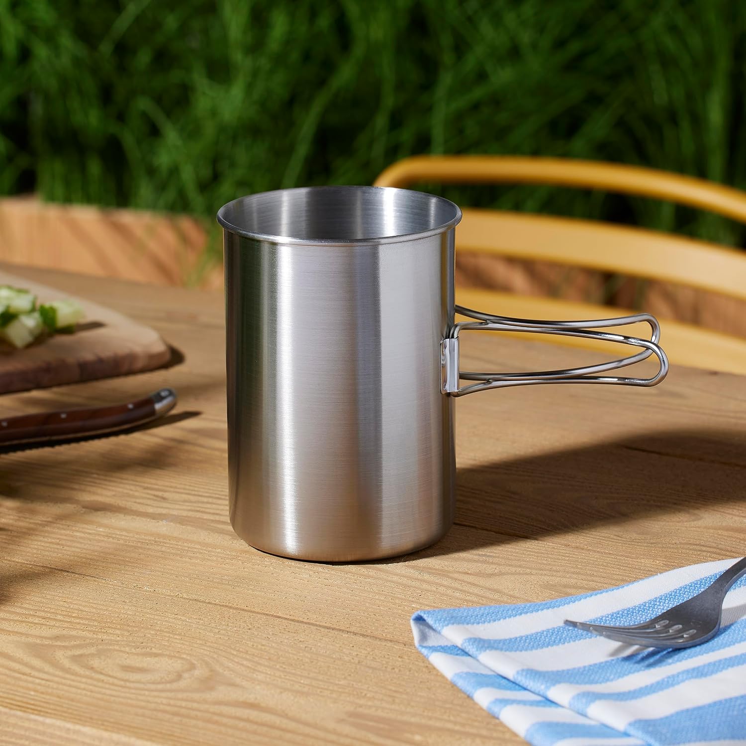 Detalle 1 de Tatonka Handle Mug 850 4074 – kubek turystyczny ze stali nierdzewnej 850 ml