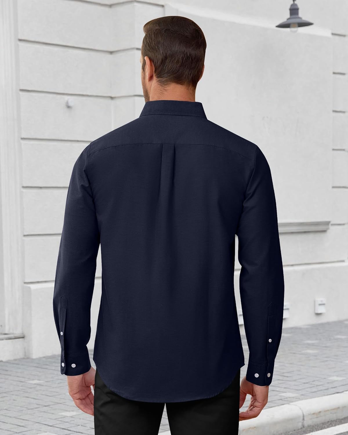 Thumbnail 1 de J.VER Oxford Herrenhemd Bügelfrei Regular Fit mit Button-Down-Kragen aus Baumwolle (Langarm, Brusttasche)