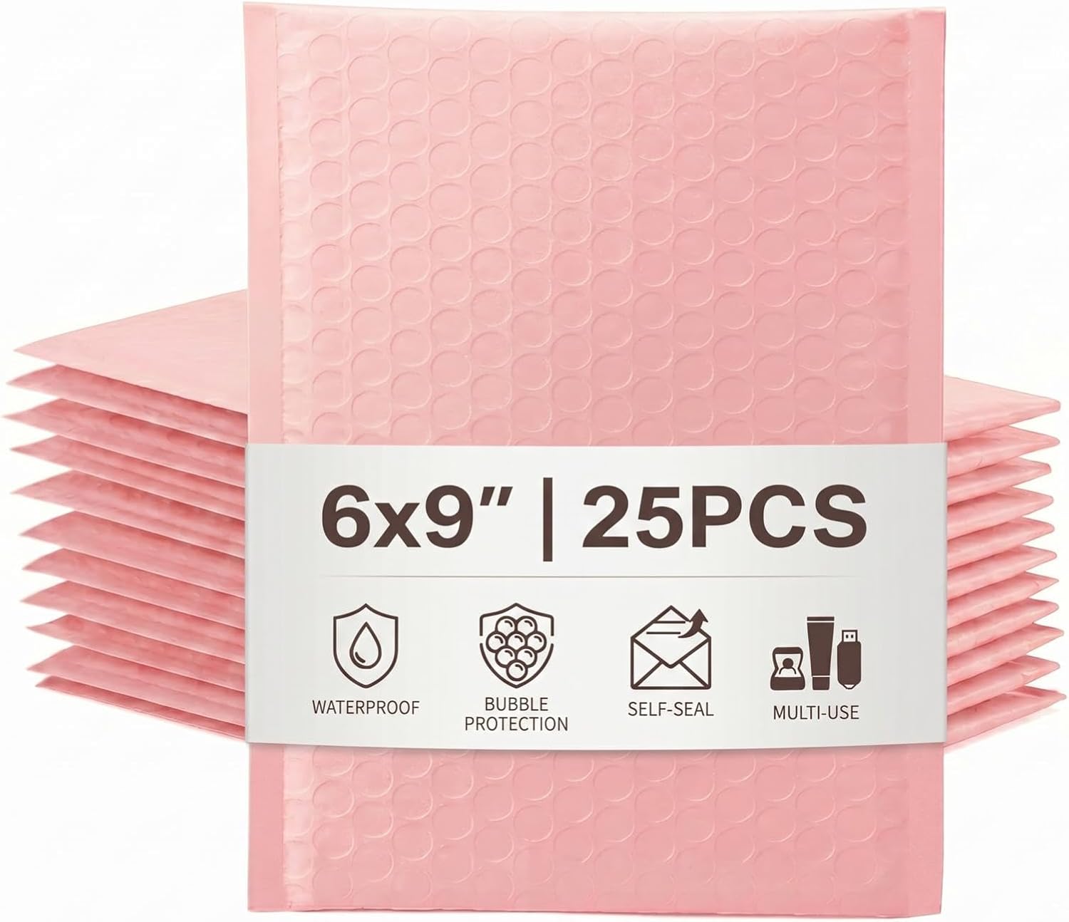 Detalle de Switory 25Pcs Padded Envelopes 15.3x22.9cm