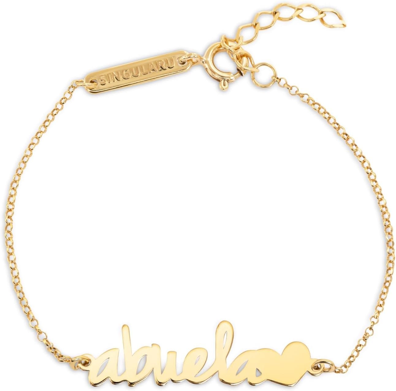 Detalle 1 de SINGULARU Grandma Heart bracciale in argento 925 placcato oro 18kt o rodio 💍