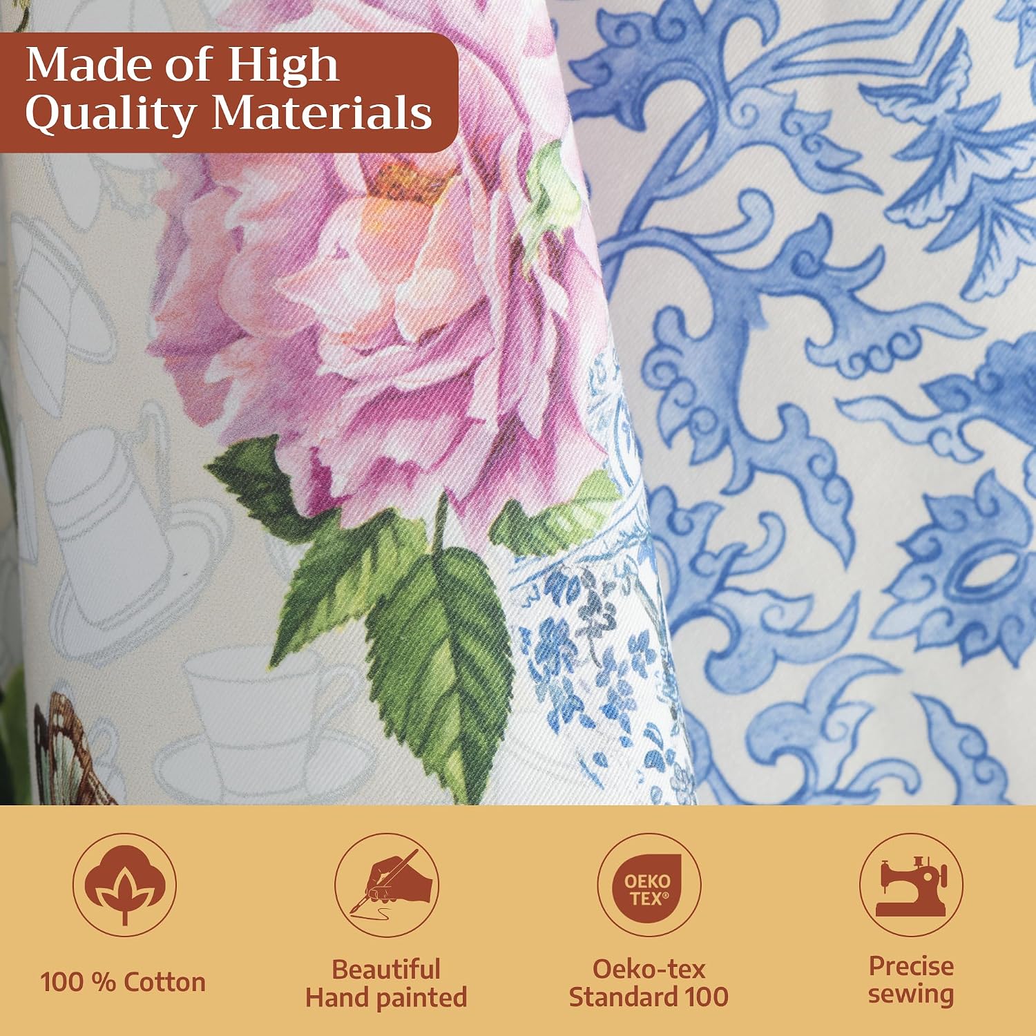 Thumbnail 2 de Maison d' Hermine Kitchen Towels 27.5" cotton set of 3