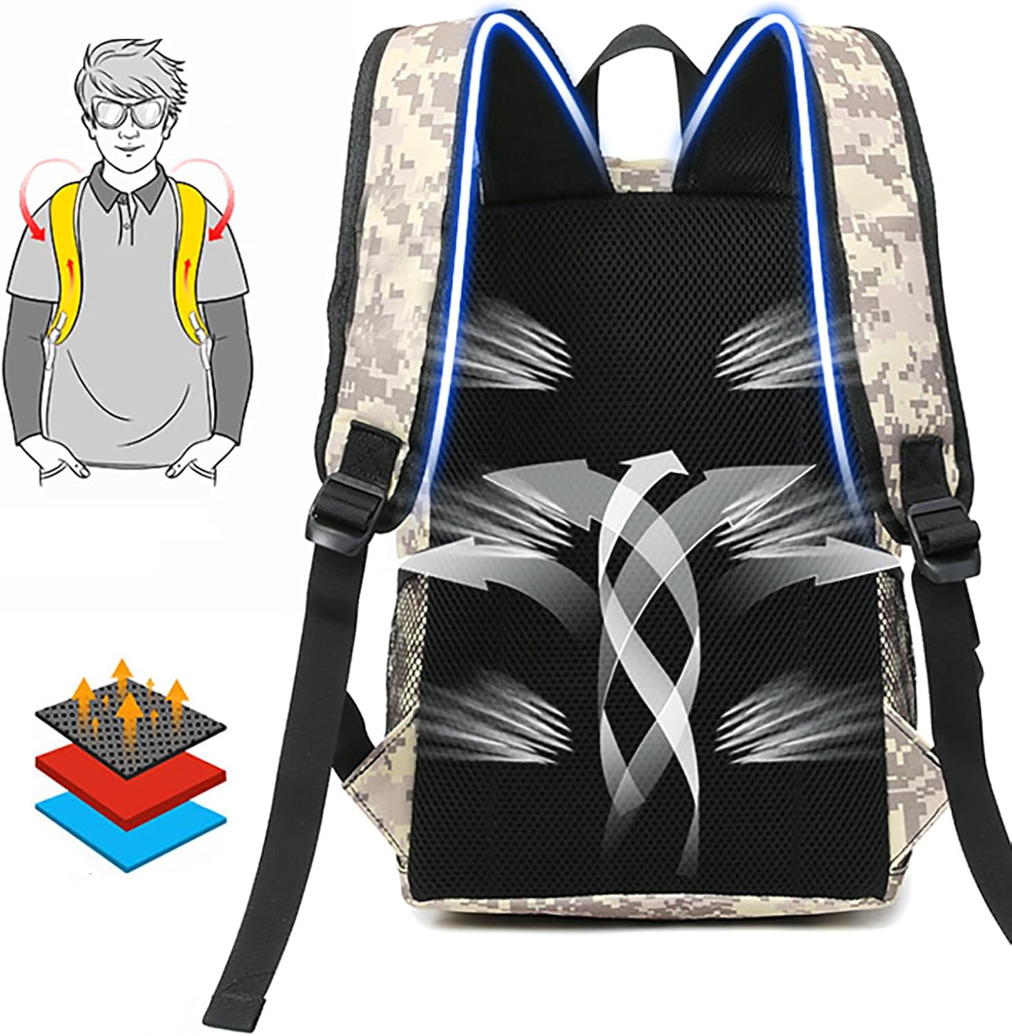 Detalle de Mochila nevera isotérmica 27 L