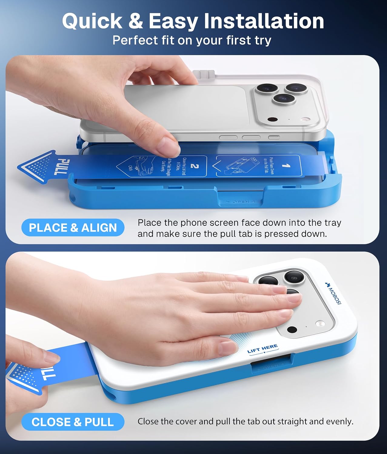 Detalle 2 de MOBOSI Screen Protector for iPhone 17 Pro