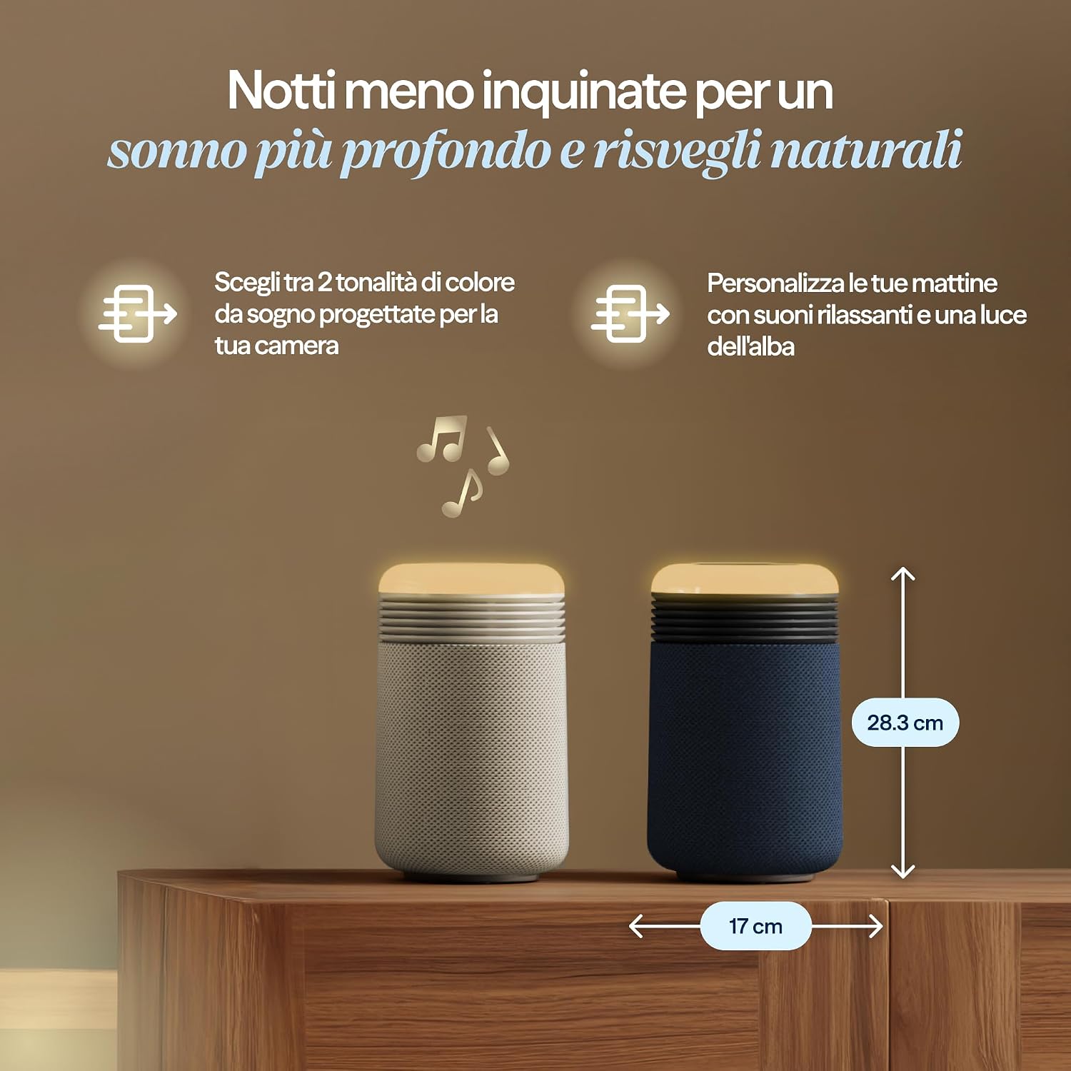 Detalle 1 de BLUEAIR Mini Restful Purificatore d’Aria 13 m²