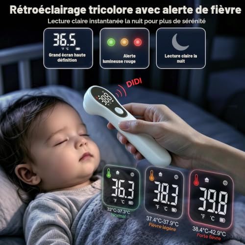 Thumbnail 6 de AOOZTO thermomètre frontal sans contact