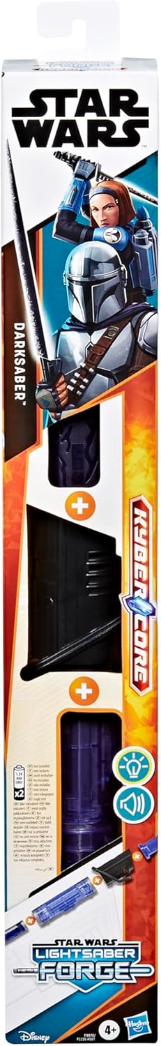 Thumbnail 1 de Star Wars Lightsaber Forge Kyber Core Darksaber Electronic Toy – A Customisable Roleplay Accessory for Kids 4+