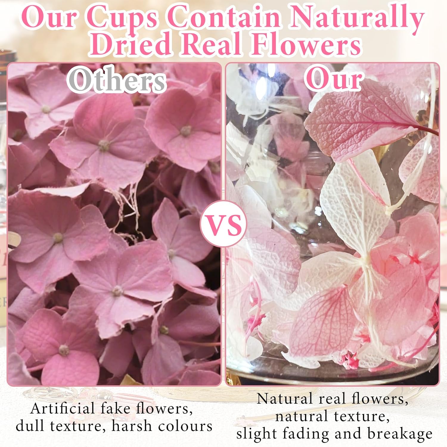 Detalle de Gifts for Women Glass Coffee Mugs – Personalised Double-Walled Pink Floral Cup