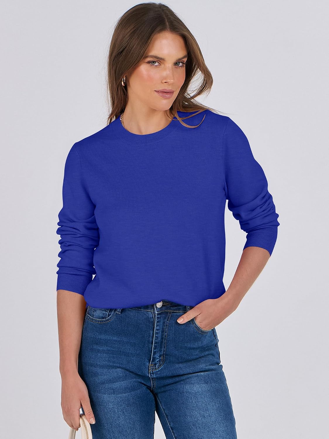 Detalle 2 de ANRABESS Sweater Lightweight Long Sleeve Pullover