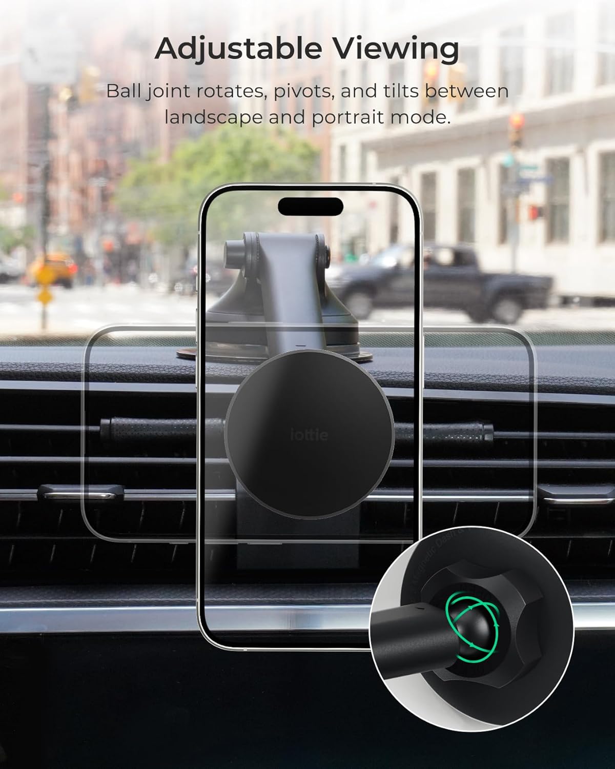 Thumbnail 5 de iOttie iTap 3 Magnetic Dash & Windshield Car Mount