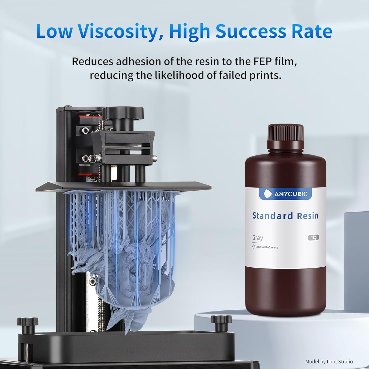 Thumbnail 2 de ANYCUBIC 405nm SLA Resin Bundle 4kg 🖨️