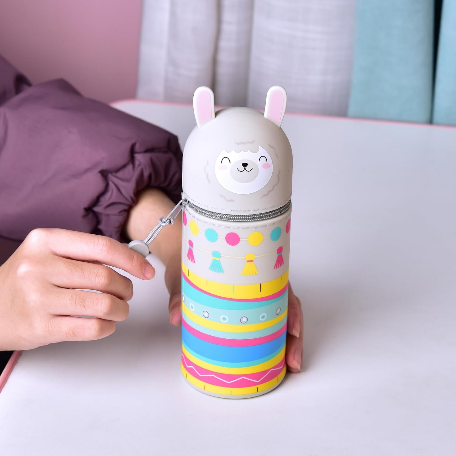Thumbnail 4 de LVZONGXIN Kawaii Lama trousse 18,5 cm 🖊