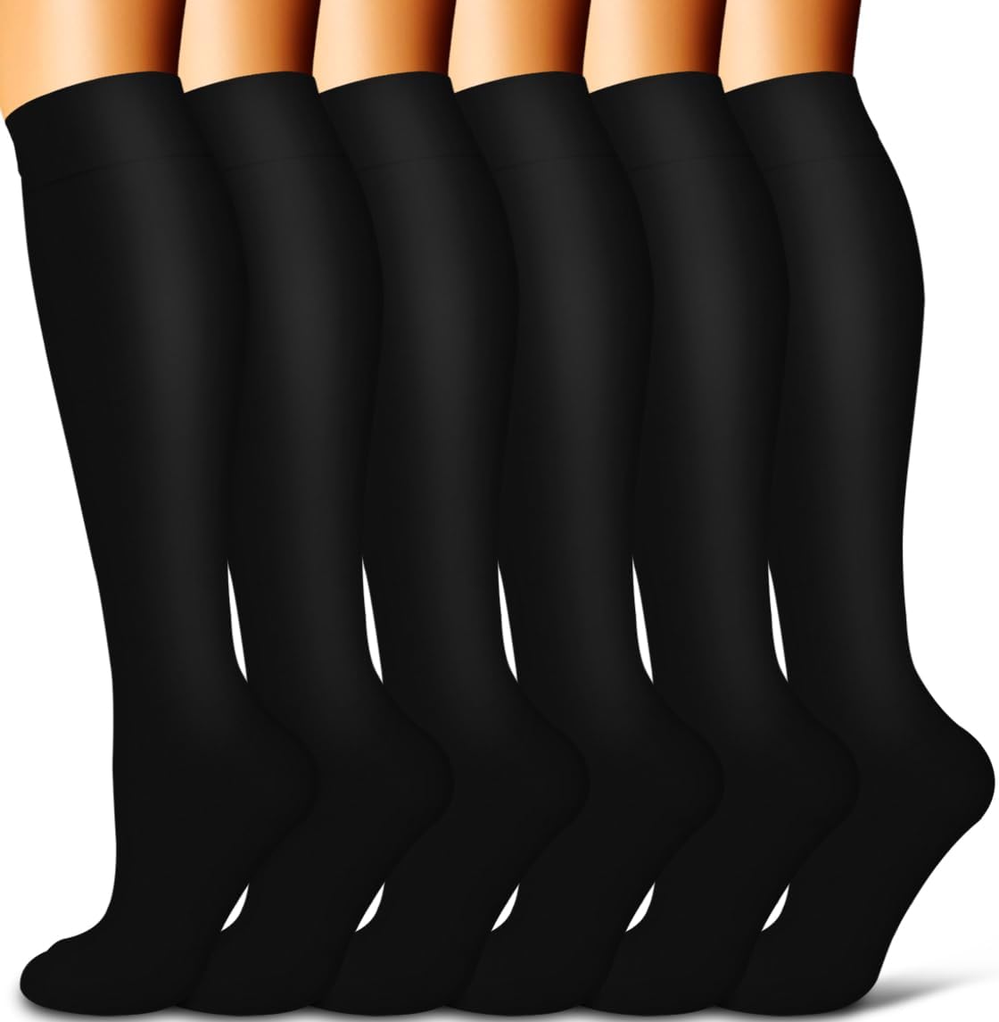 Detalle de Copper Compression Socks for Men and Women 6 Pairs